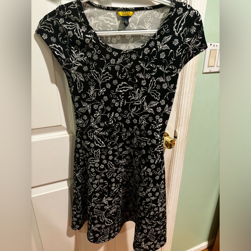Aeropostale Black Floral Dress